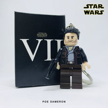 Load image into Gallery viewer, Poe Dameron Custom Minifigure Keychain